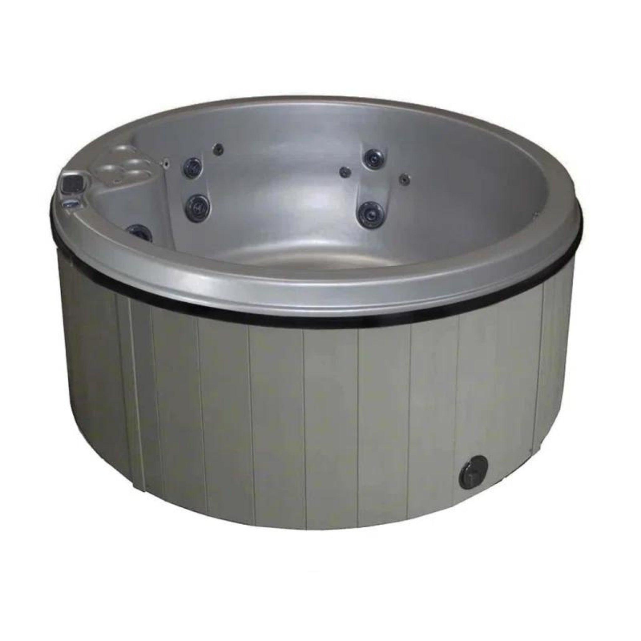 Stylish and luxurious 5-person round hot tub spa with 20 powerful jets by Cyanna Valley