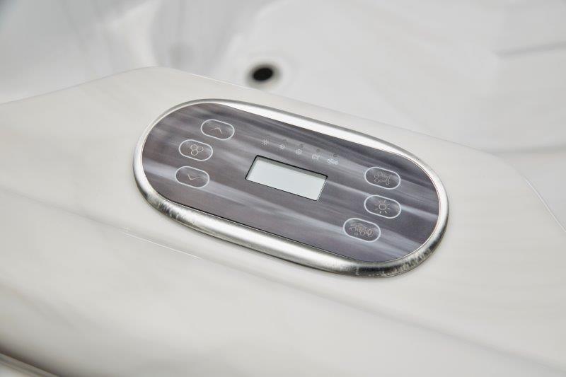 Ozonator WS-291 hot tub spa with 26 jets and lounger in cloud gray
