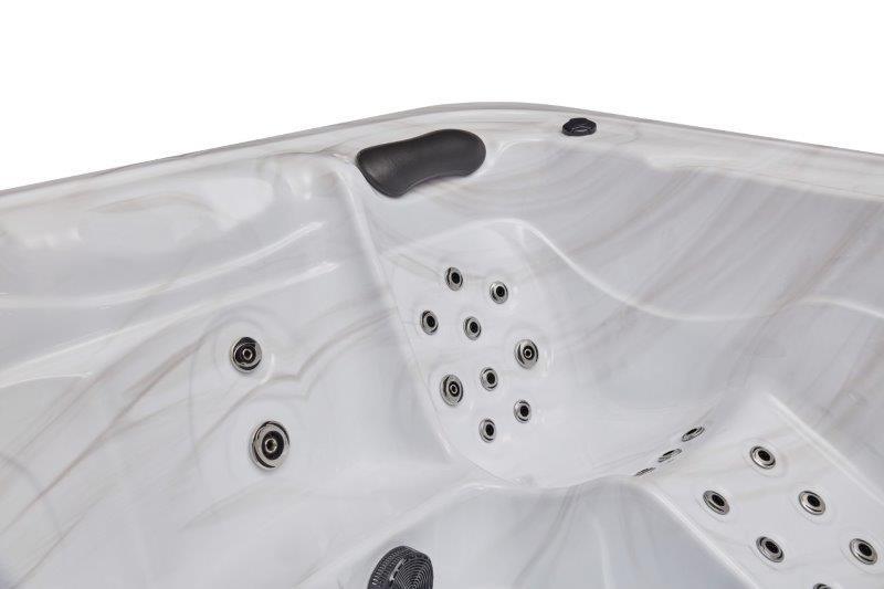 Spacious 5 person hot tub spa with 52 massaging jets and dual lounger WS-594D