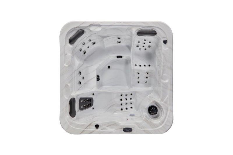 Spacious Estes 5 person hot tub spa with 52 jets and dual lounger for ultimate relaxation and hydrotherapy experience