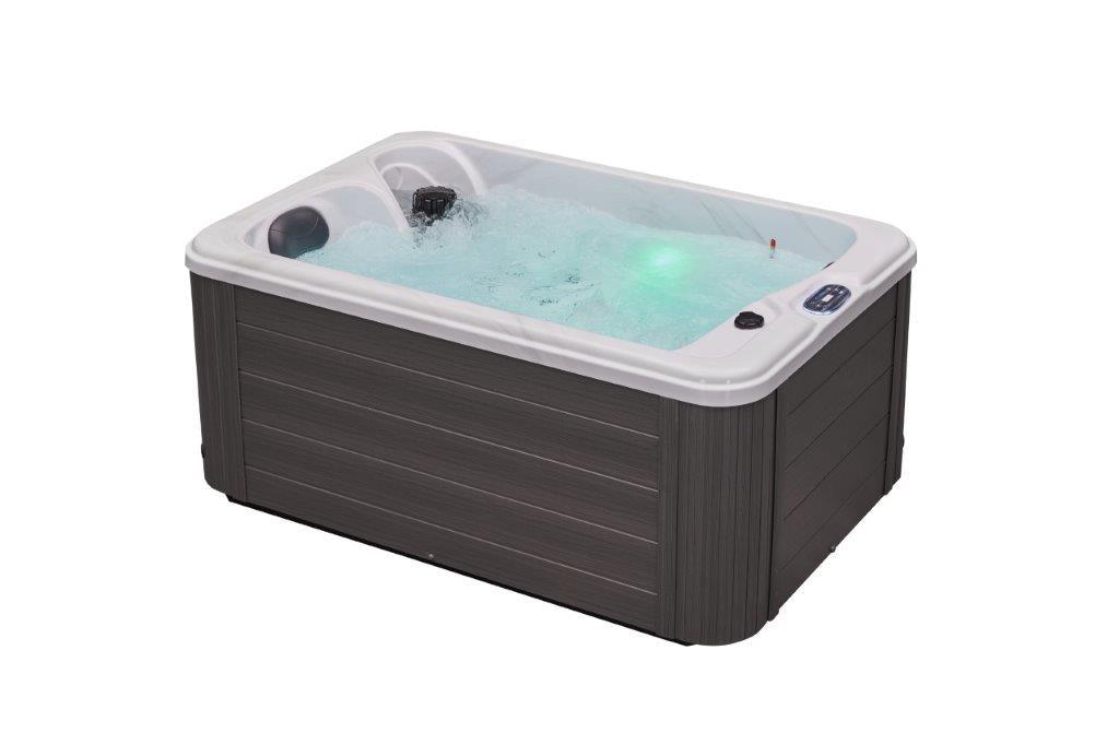 Spacious Cashmere 2 Person Hot Tub Spa with 15 Jet Lounger LS-790, perfect for relaxing and unwinding in the comfort of your home