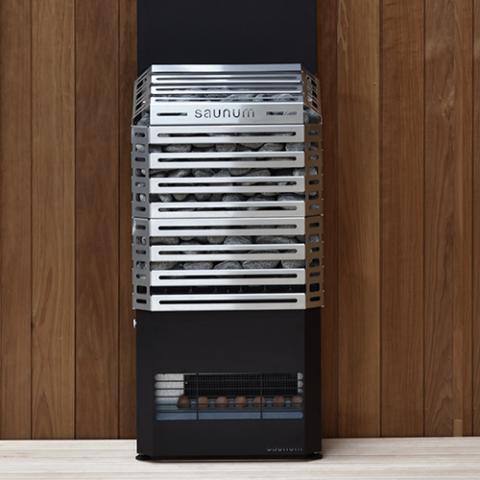 Energy-efficient Saunum AIR 7 SSB WiFi Sauna Heater Package for home sauna experience