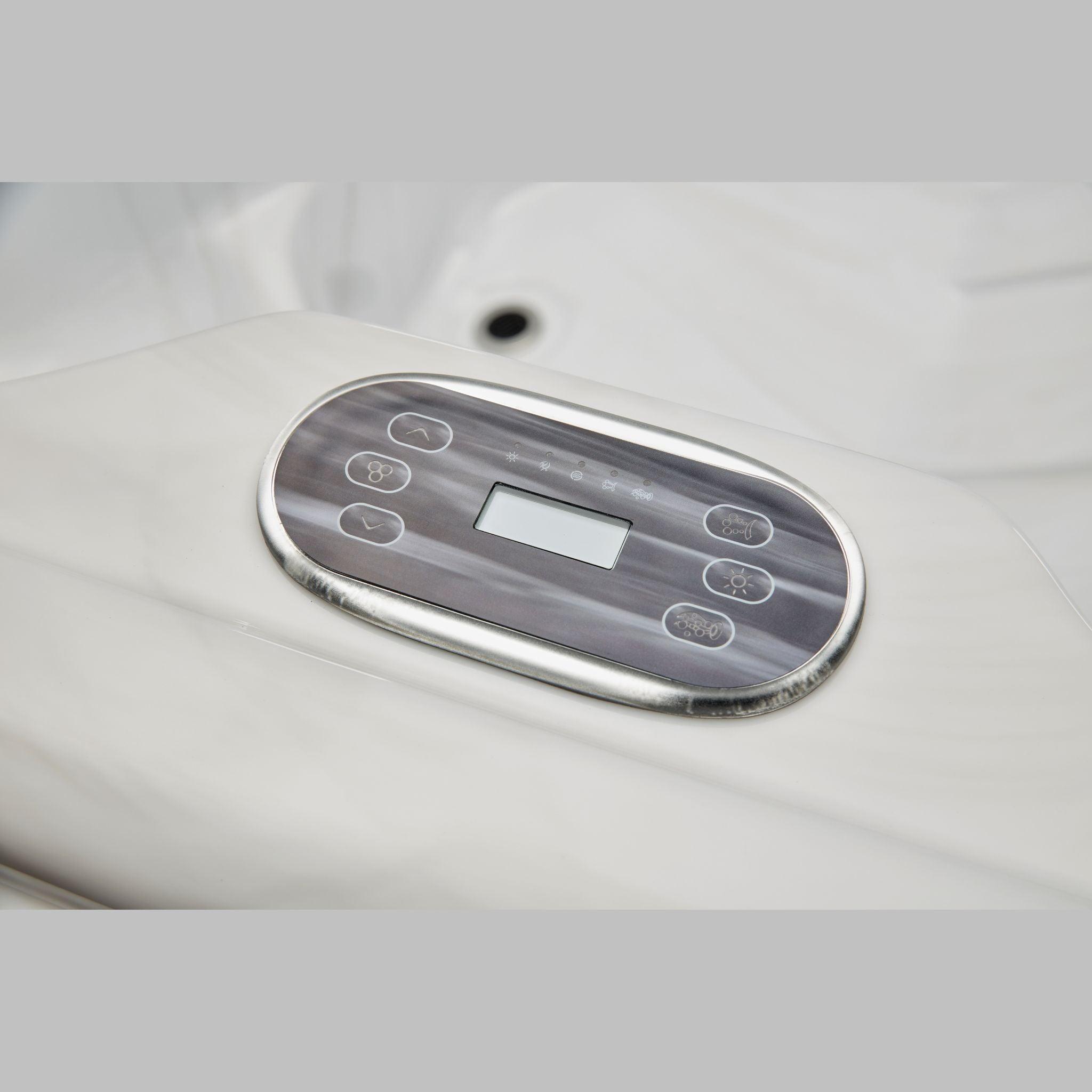 Regal 4 Person Hot Tub Spa with 39 Jets, Pearl Grey Interior & Ozonator WS-292, perfect for relaxing and unwinding at home