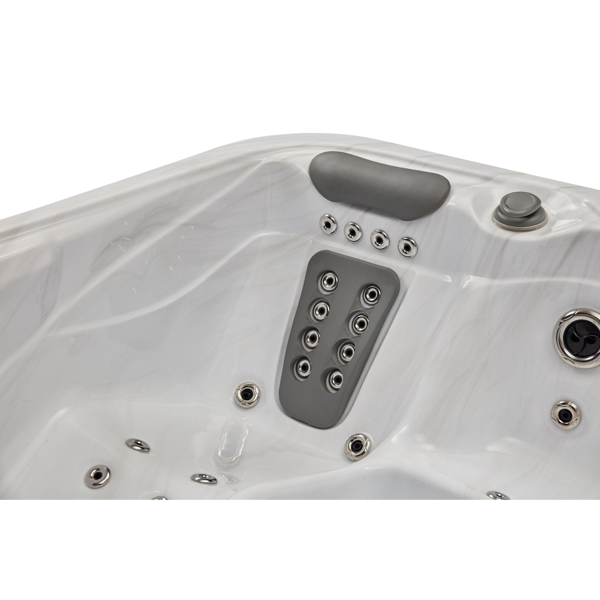 Luxurious 3 person hot tub spa with 47 jet lounger and Bluetooth LS-595 technology