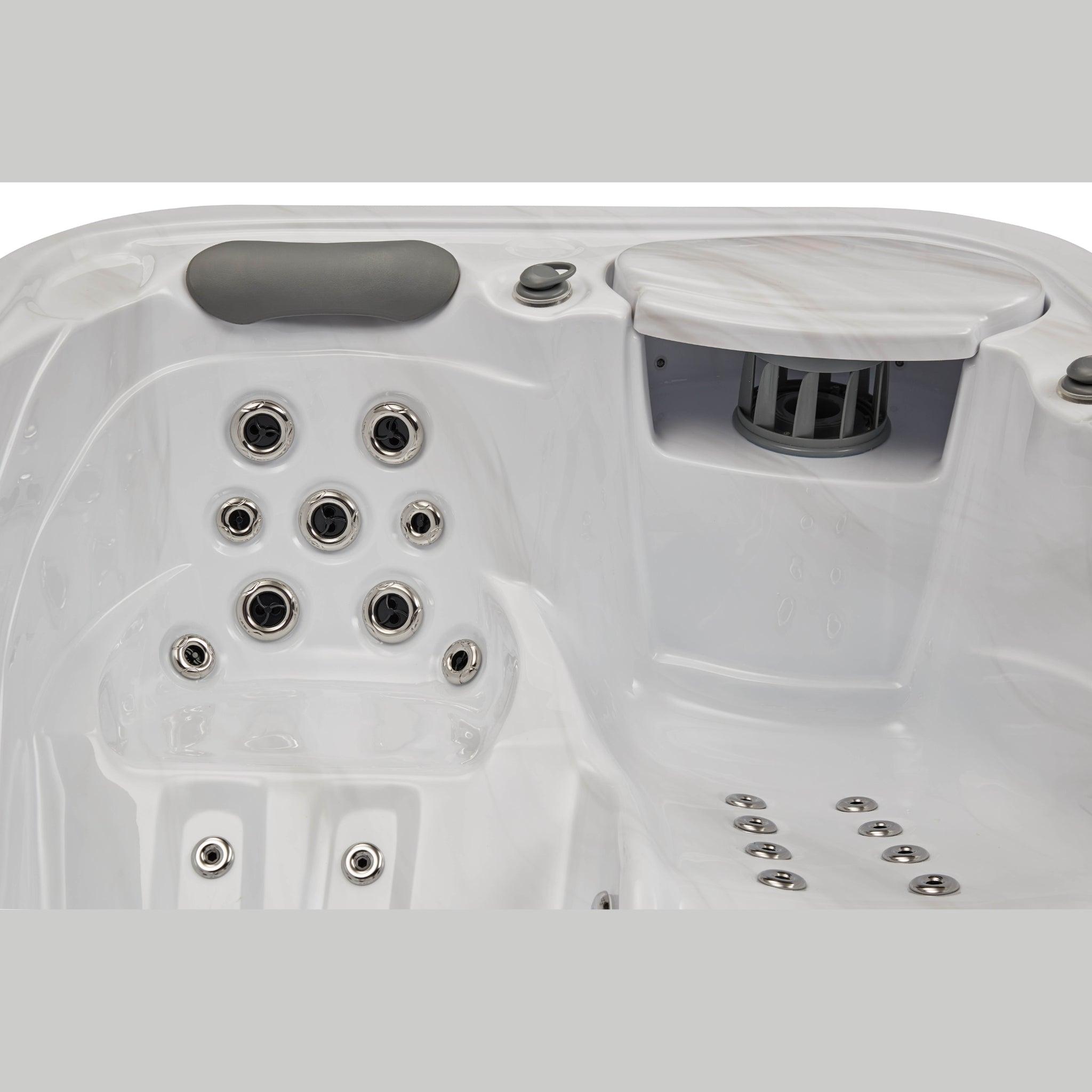 Casey 3 Person Hot Tub Spa with 47 Jet Lounger & Bluetooth LS-595