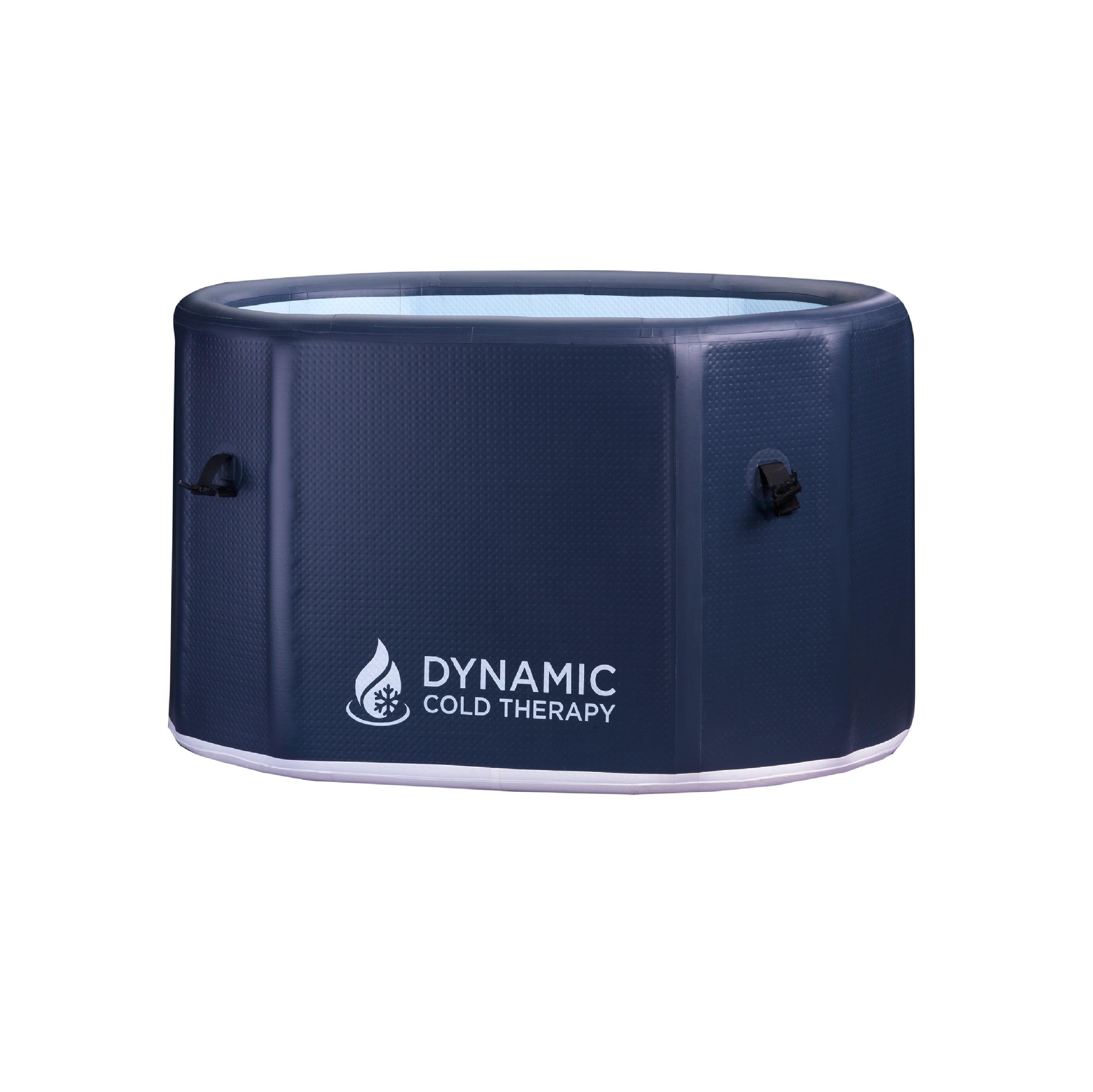 Durable and portable inflatable ice bath by DCT for cold plunge therapy