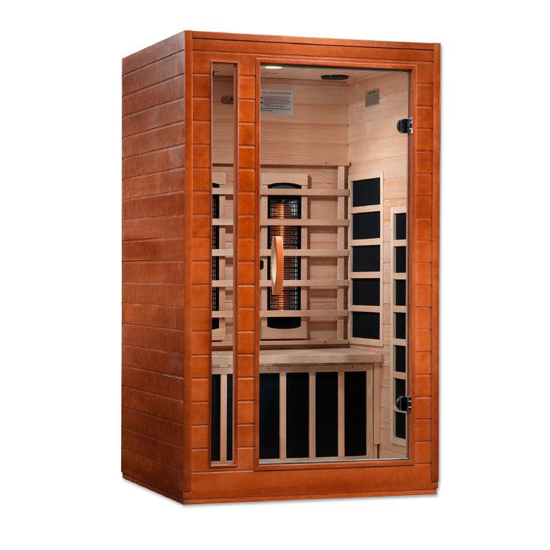 Dynamic Saunas Cardoba 2-Person Full Spectrum Near Zero EMF (Under 2MG) FAR Infrared Sauna (Canadian Hemlock)