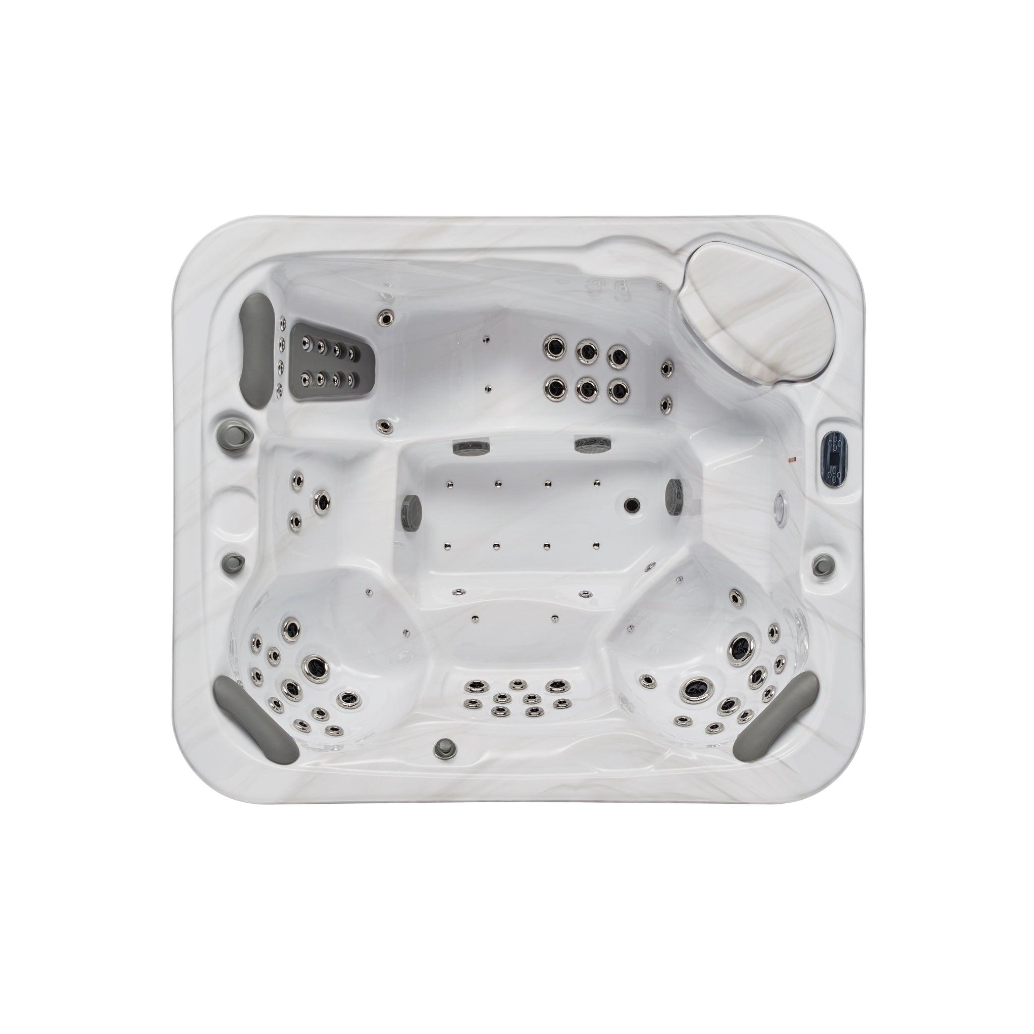 Luxurious Danika 5 Person Hot Tub Spa with 84 Jet Lounger & Bluetooth LS-591 with built-in Bluetooth for entertainment