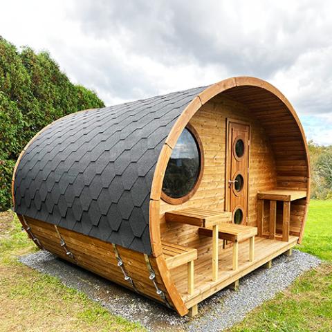 Outdoor Home Sauna Kit by SaunaLife - Model G11