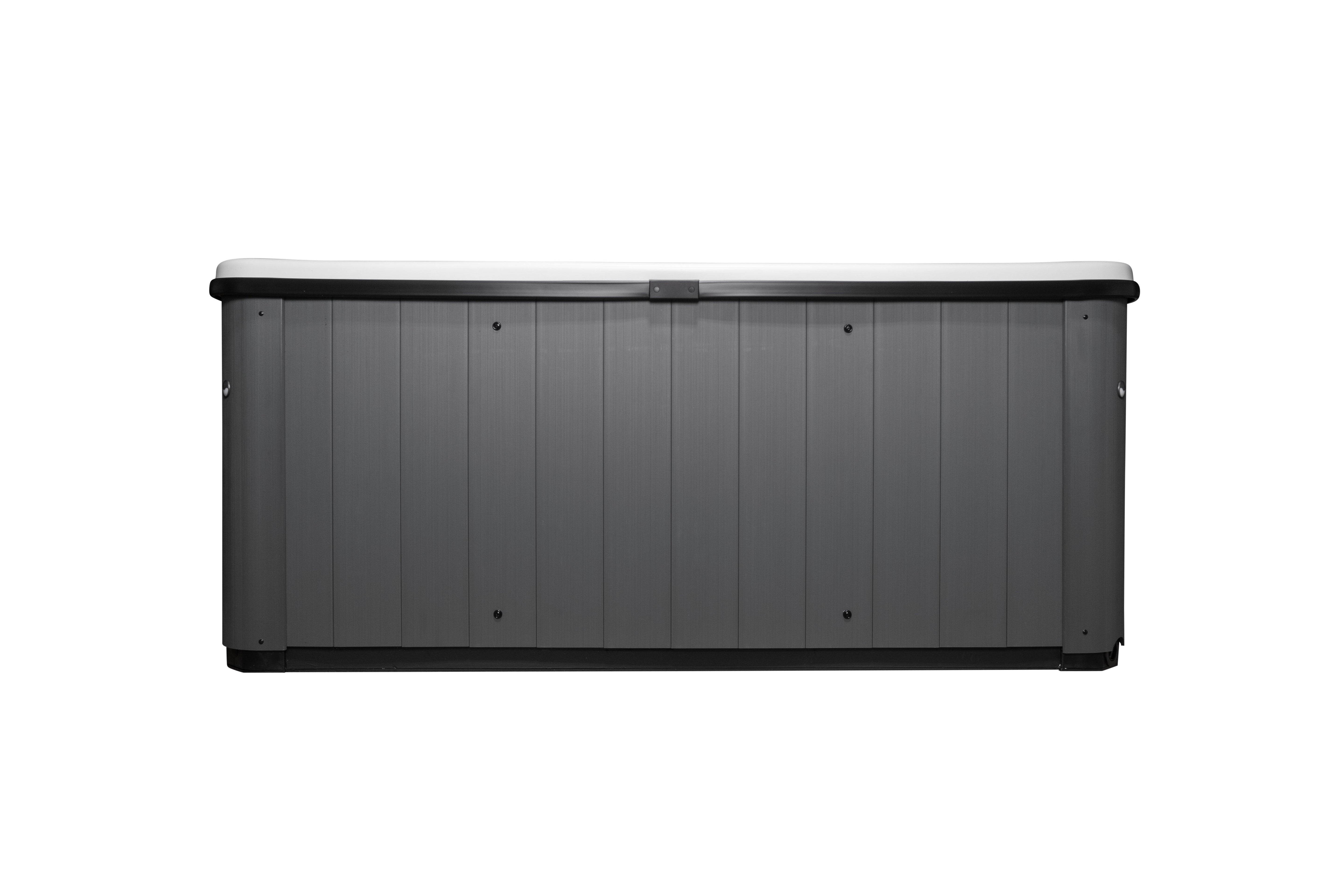 Relax and unwind in the luxurious Cyanna Valley Galaxy 6 Person 41-Jet Square Hot Tub Spa with Ozonator, perfect for ultimate comfort and rejuvenation