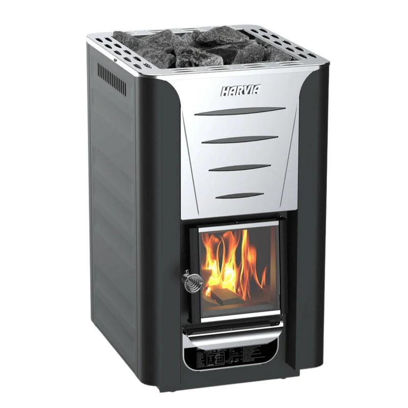 Harvia PRO Series 24kW Sauna Wood Sauna Stove Pro 20 in modern design, with durable construction and efficient heating capabilities, perfect for large saunas