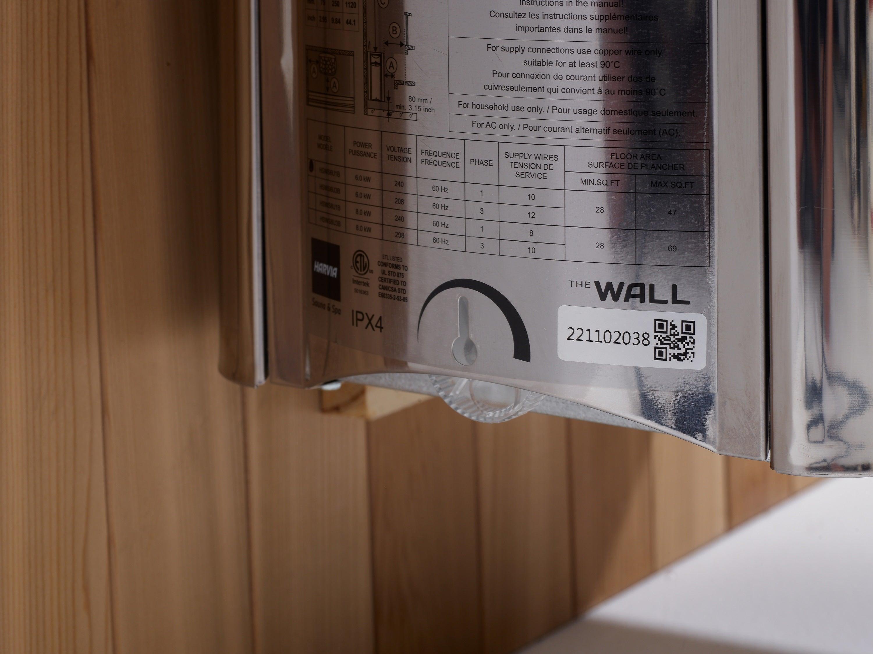 Luxurious Golden Designs Hanko 2 Person Indoor Traditional Steam Sauna GDI-7202-01 for Home Spa Experience