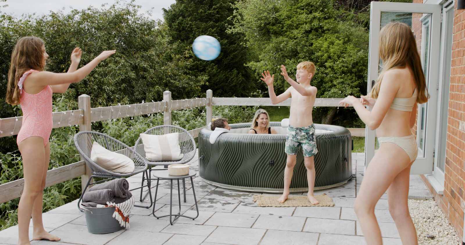 Melt Away Stress: MSPA METEOR 6-Person Inflatable Hot Tub