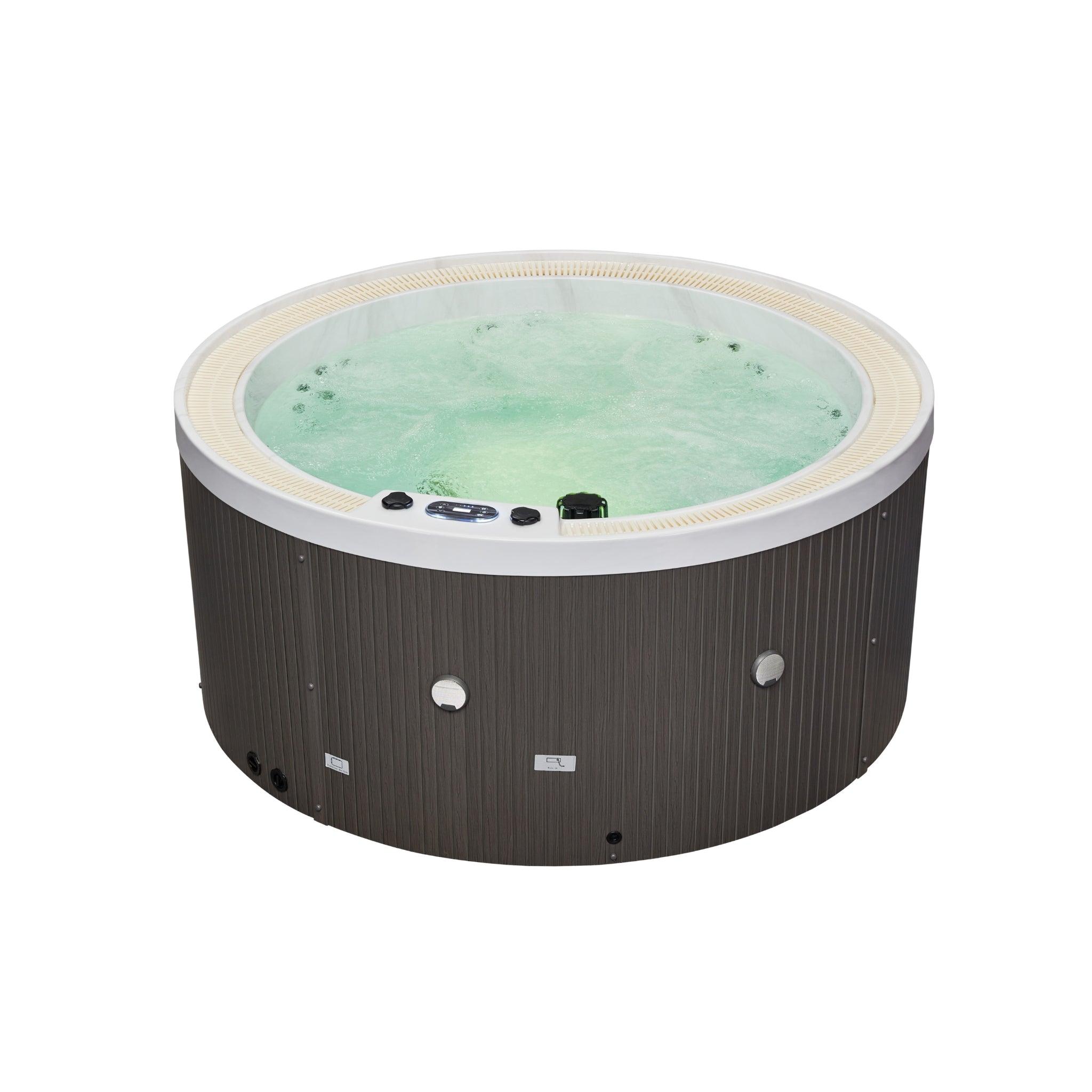 Oscar 6 Person Round Hot Tub Spa with 52 Jets & Bluetooth WS-007, a luxurious and spacious spa with advanced features for relaxation and entertainment