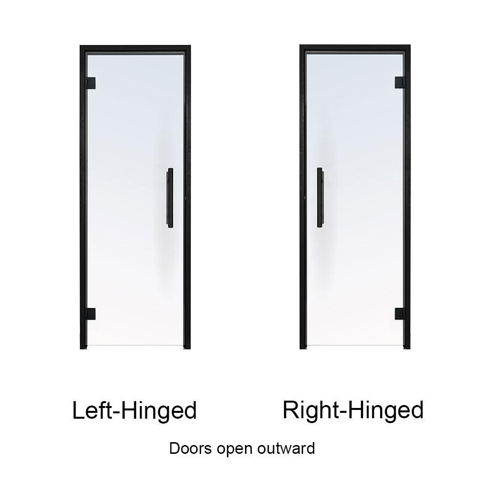 Durable and beautiful sauna glass door with 36x81 dimensions