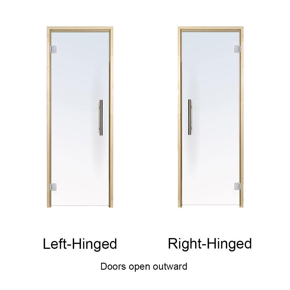 36x81 prehung sauna glass door designed for easy installation