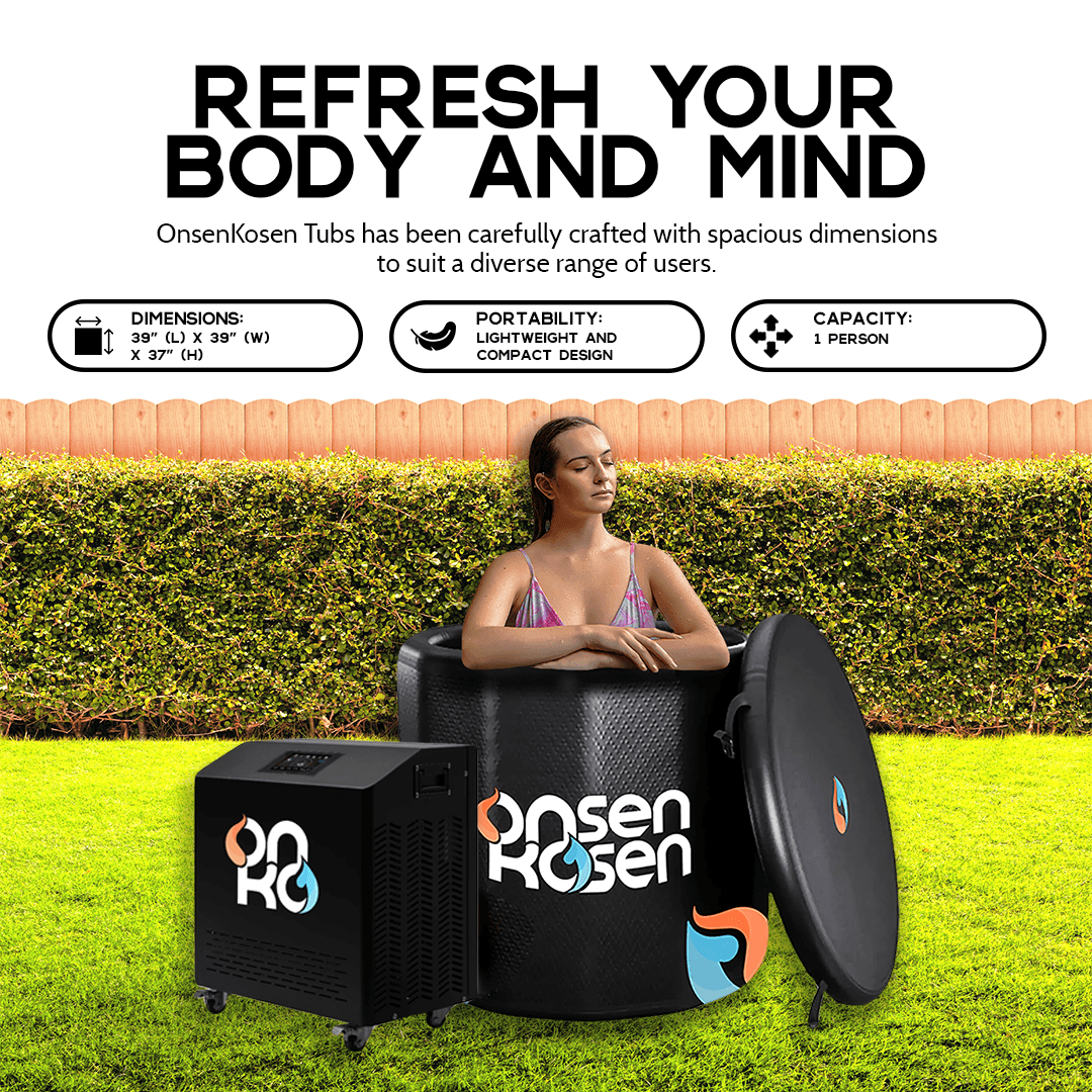 Ergonomically Designed Atami 1 Person Therapy Tub for Soothing Baths