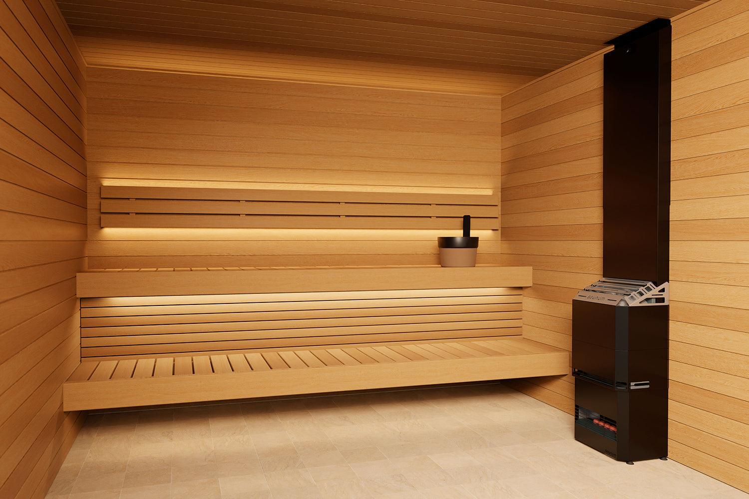 Safe and powerful Sansum Sauna Heater Air Series 152kW w/Climate Equalizer with built-in overheating protection