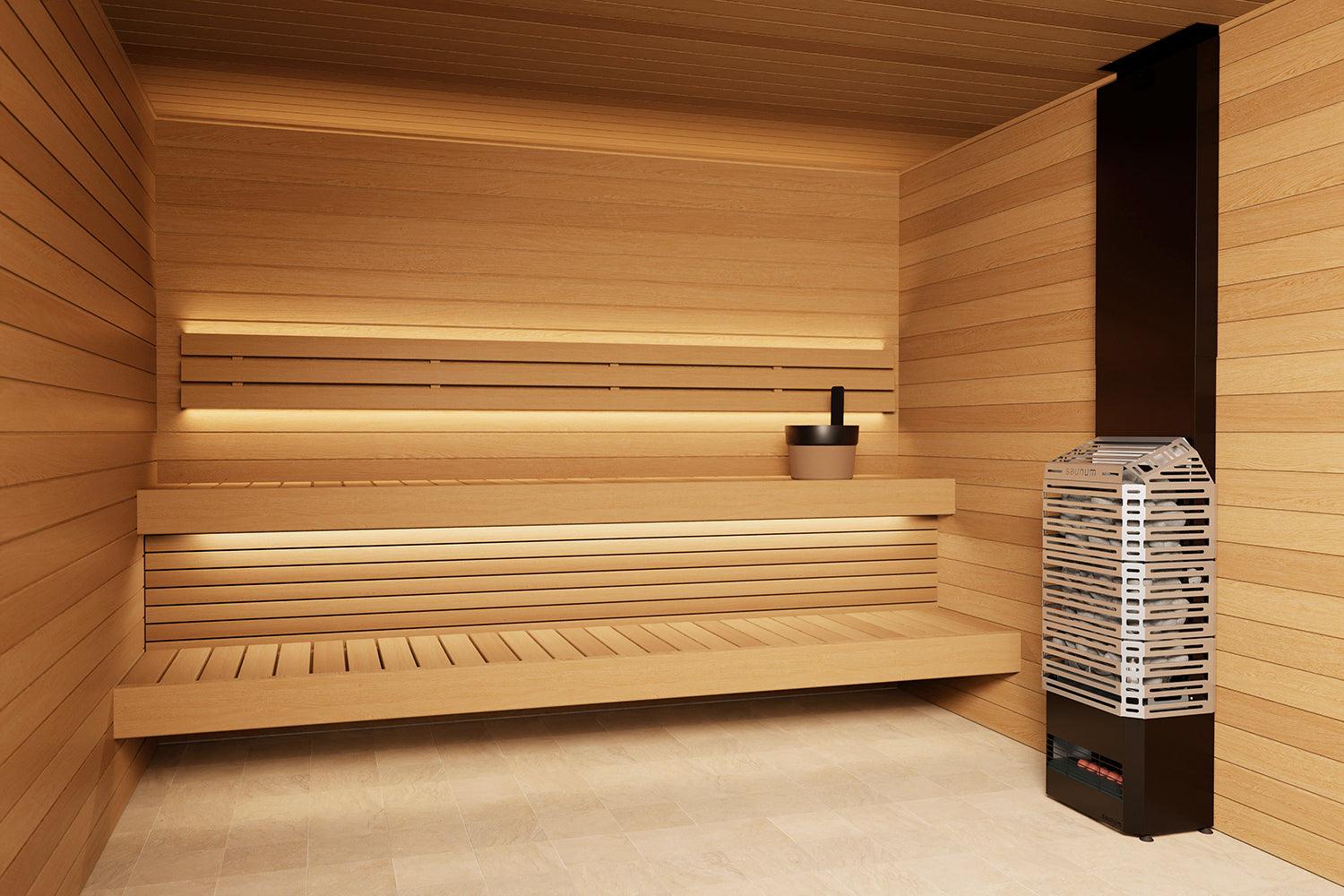 High-powered Sausum AIR 7 sauna heater, perfect for creating a luxurious and relaxing sauna experience at home