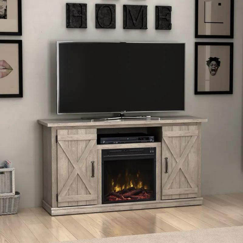Classic Flame Electric Fireplace with TV Stand - TVs up to 55 Inches