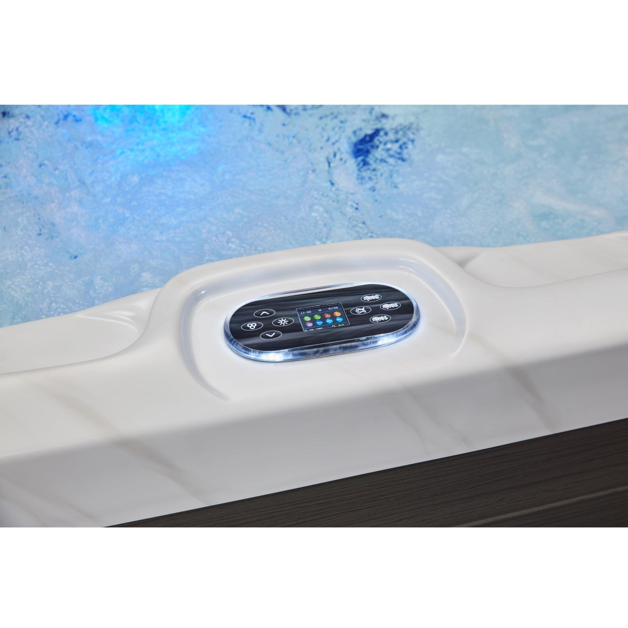 Victoria 6 Person Hot Tub Spa Lounger with Bluetooth WS-693, perfect for relaxation and entertainment in your backyard oasis