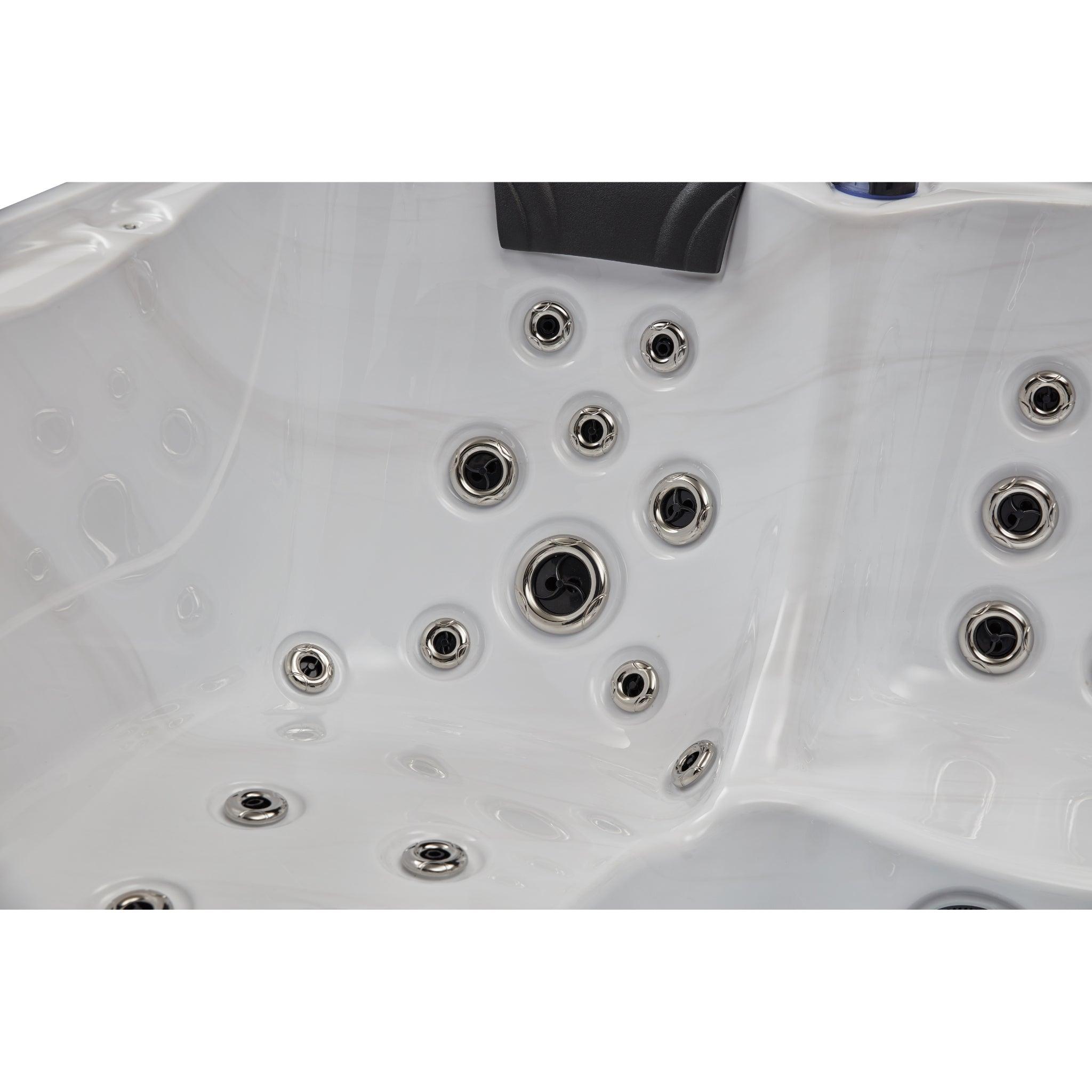 Victoria 6 Person Hot Tub Spa Lounger with Bluetooth WS-693, a luxurious relaxation experience for up to 6 people with built-in Bluetooth technology