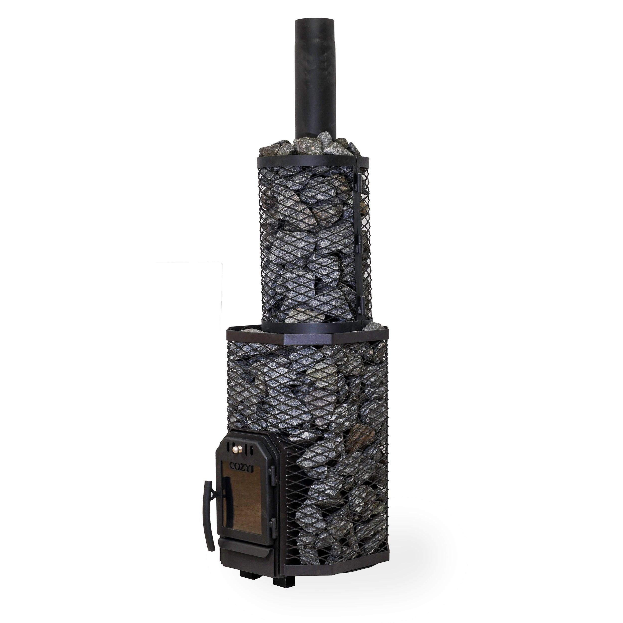 Cozy Heat Sauna Stove with Stainless Steel Finish and Temperature Control