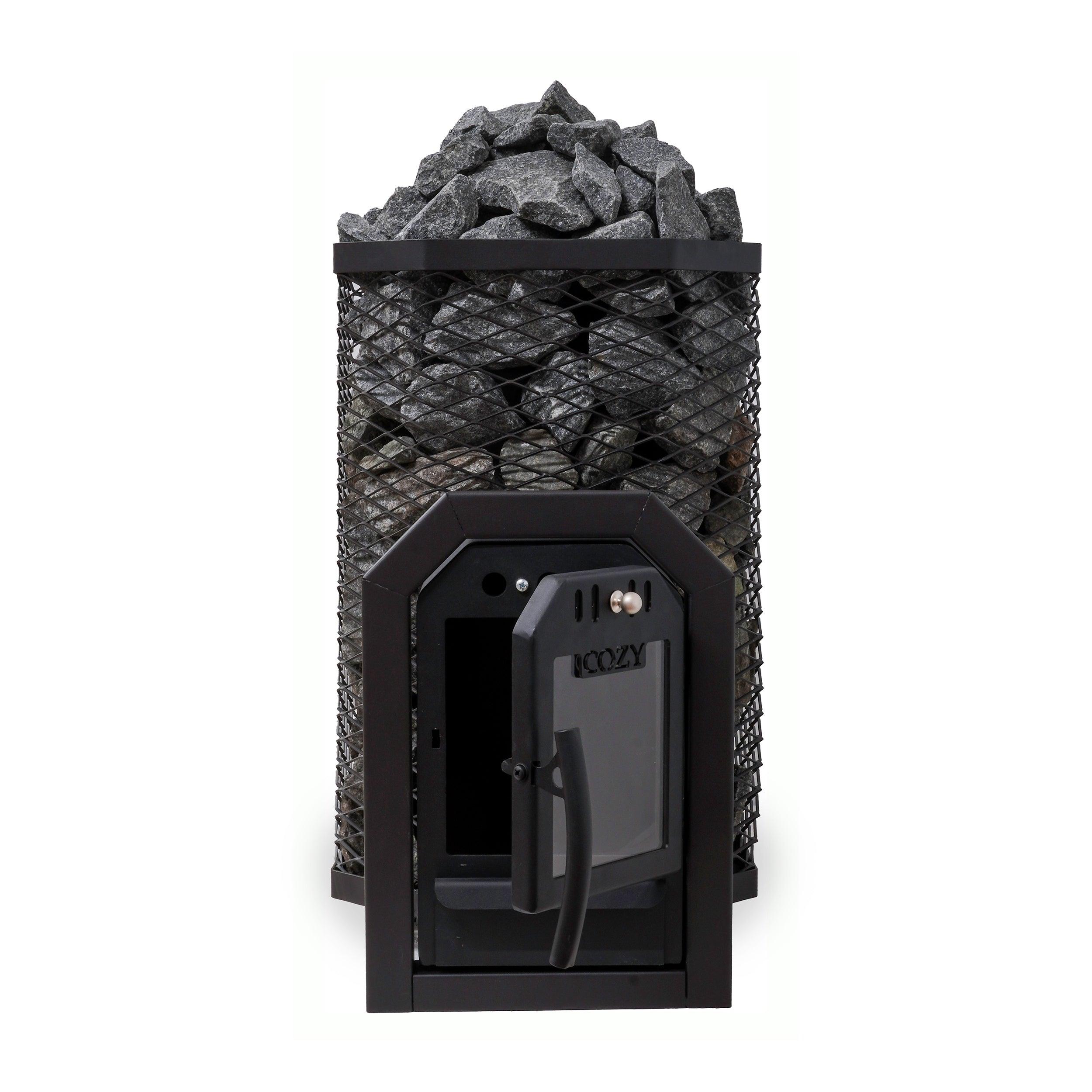 Cozy Heat Thru-Wall Sauna Heater with Stainless Steel Construction and Digital Controls