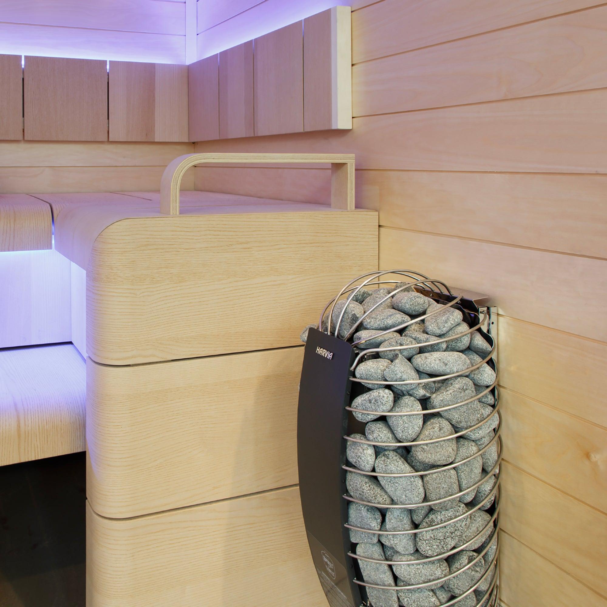 Easy-to-Use Harvia Spirit Series 8kW Sauna Heater with User-Friendly Controls