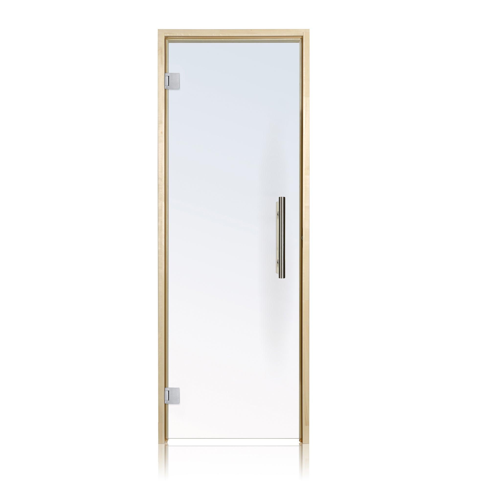 PROSAUNAS prehung sauna glass door with dimensions 24x81 inches, perfect for creating a relaxing and luxurious sauna experience at home