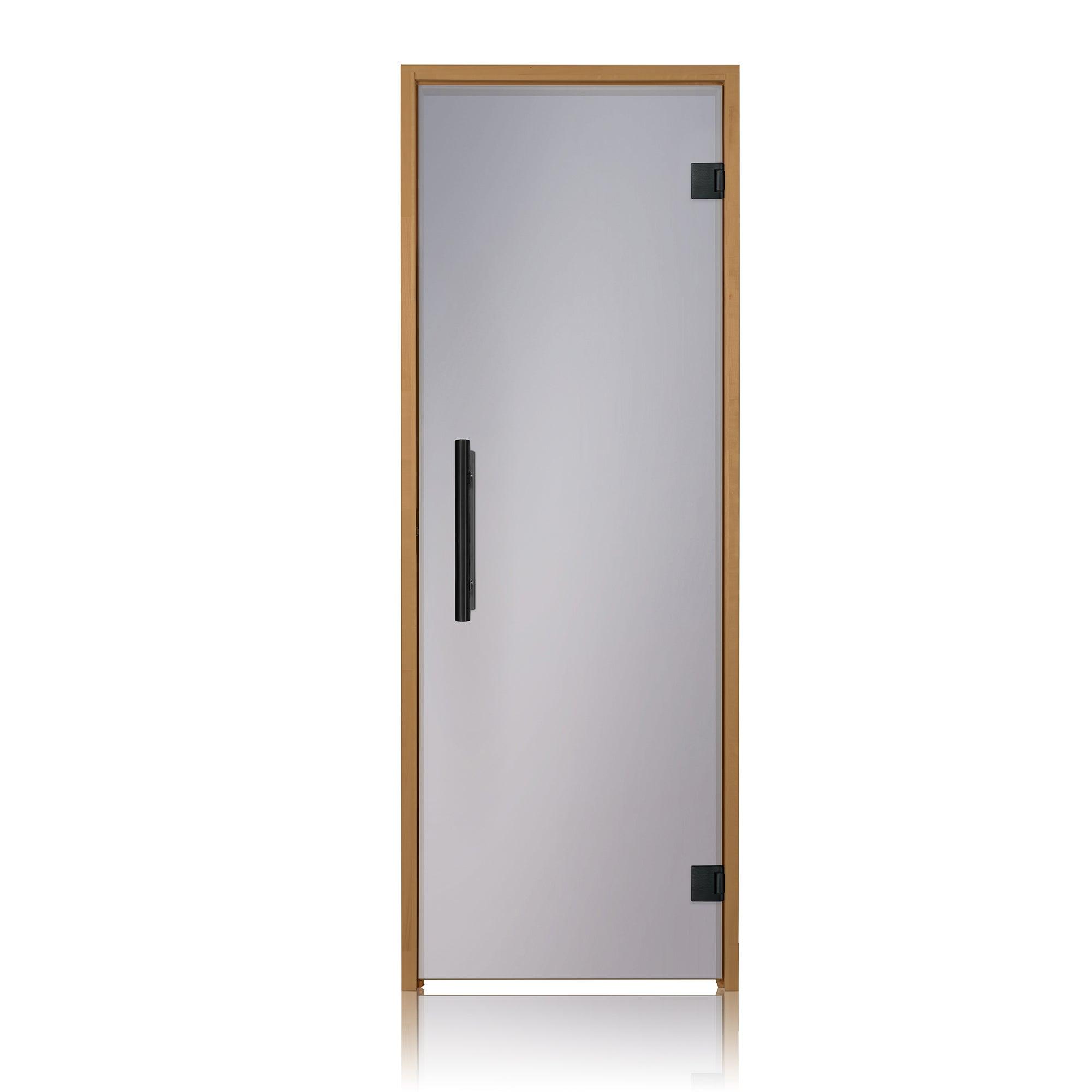 Modern and sleek PROSAUNAS Prehung Sauna Glass Door with dimensions 24x81