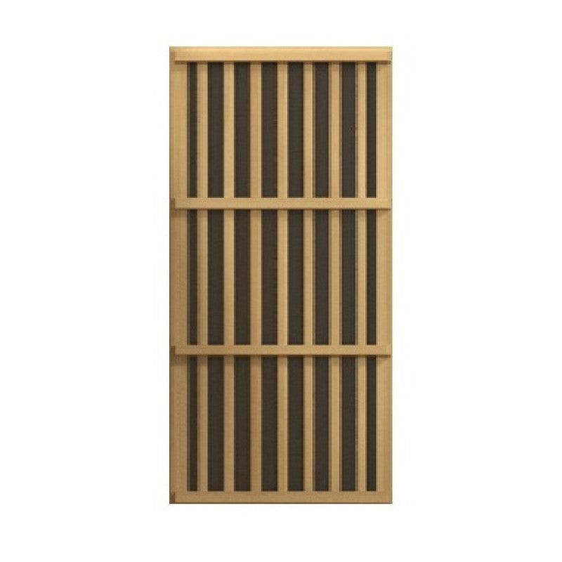 Maxxus 3-Person Low EMF (Under 8MG) FAR Infrared Sauna (Canadian Hemlock) promoting detoxification and improved overall well-being