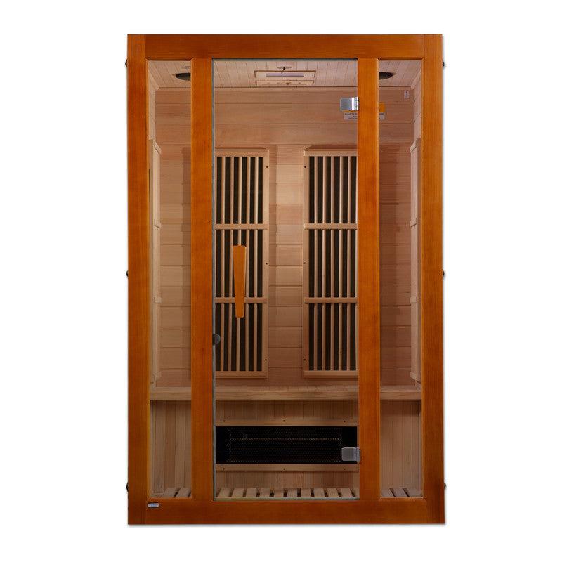 Maxxus Sauna 2-Person Low EMF (Under 8MG) FAR Infrared Sauna (Canadian Hemlock)