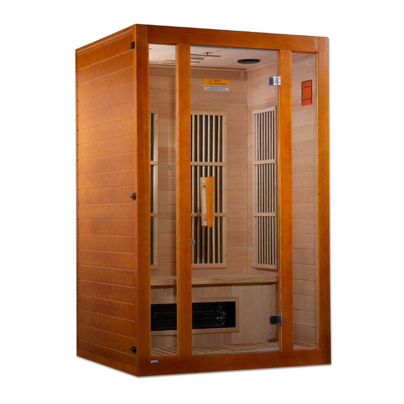 Maxxus Sauna 2-Person Low EMF (Under 8MG) FAR Infrared Sauna (Canadian Hemlock)