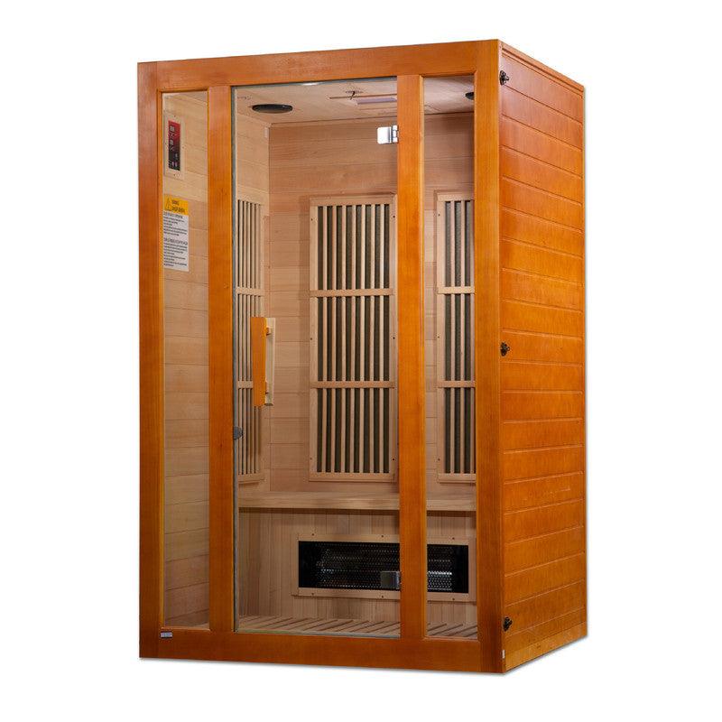 Maxxus Sauna 2-Person Low EMF (Under 8MG) FAR Infrared Sauna (Canadian Hemlock)
