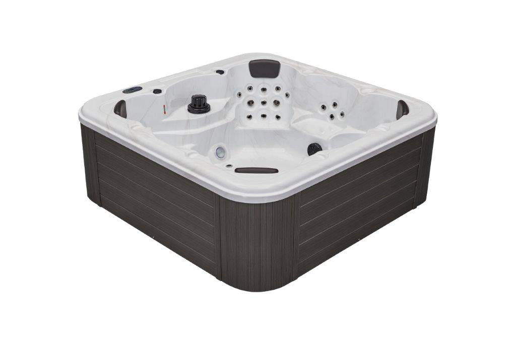 Denali 7-Person 64 Jet Hot Tub with Pearl Gray Interior and bluetooth