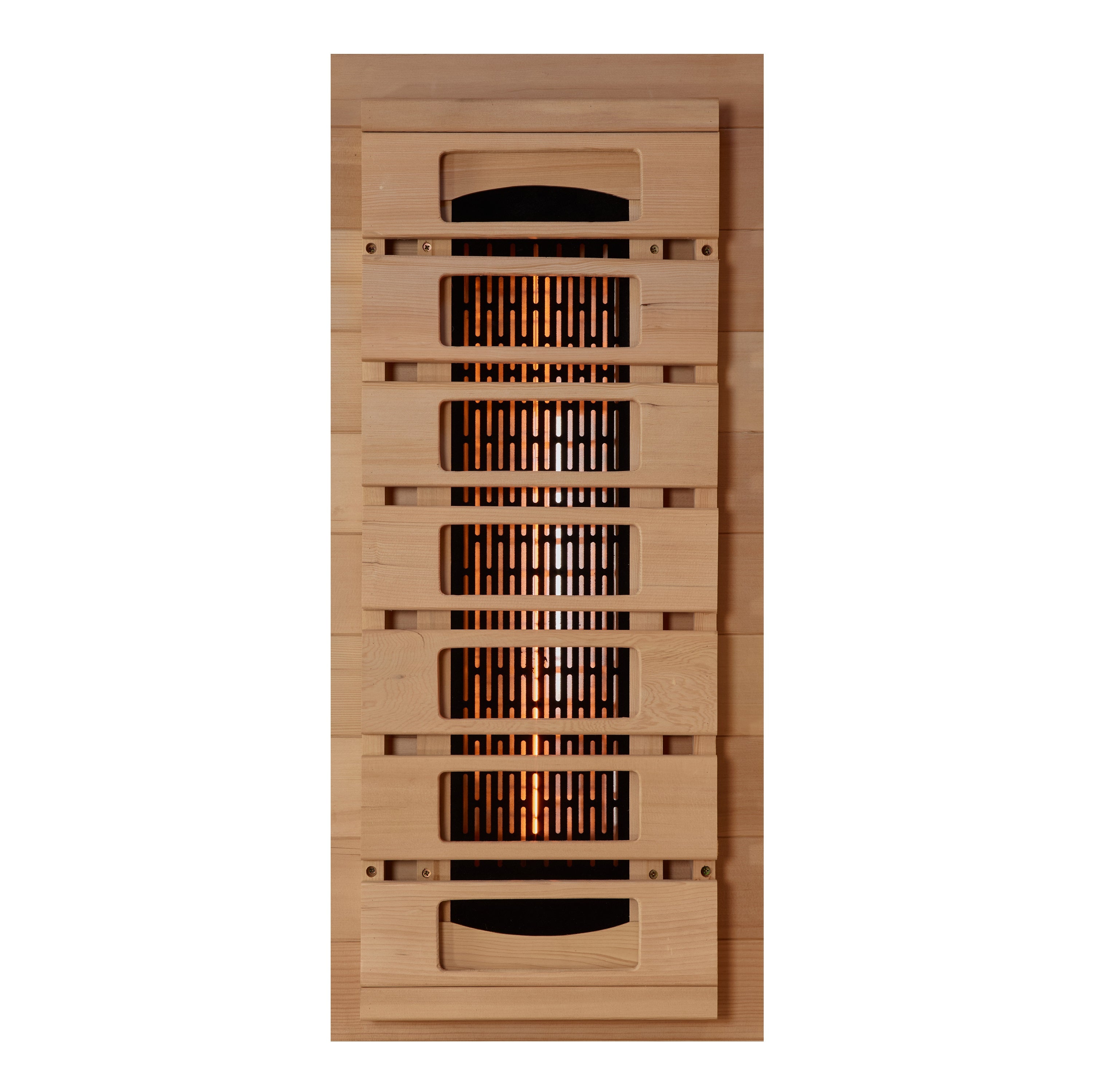 Two-person full spectrum near zero EMF FAR infrared sauna with Himalayan salt bar for ultimate relaxation and detoxification