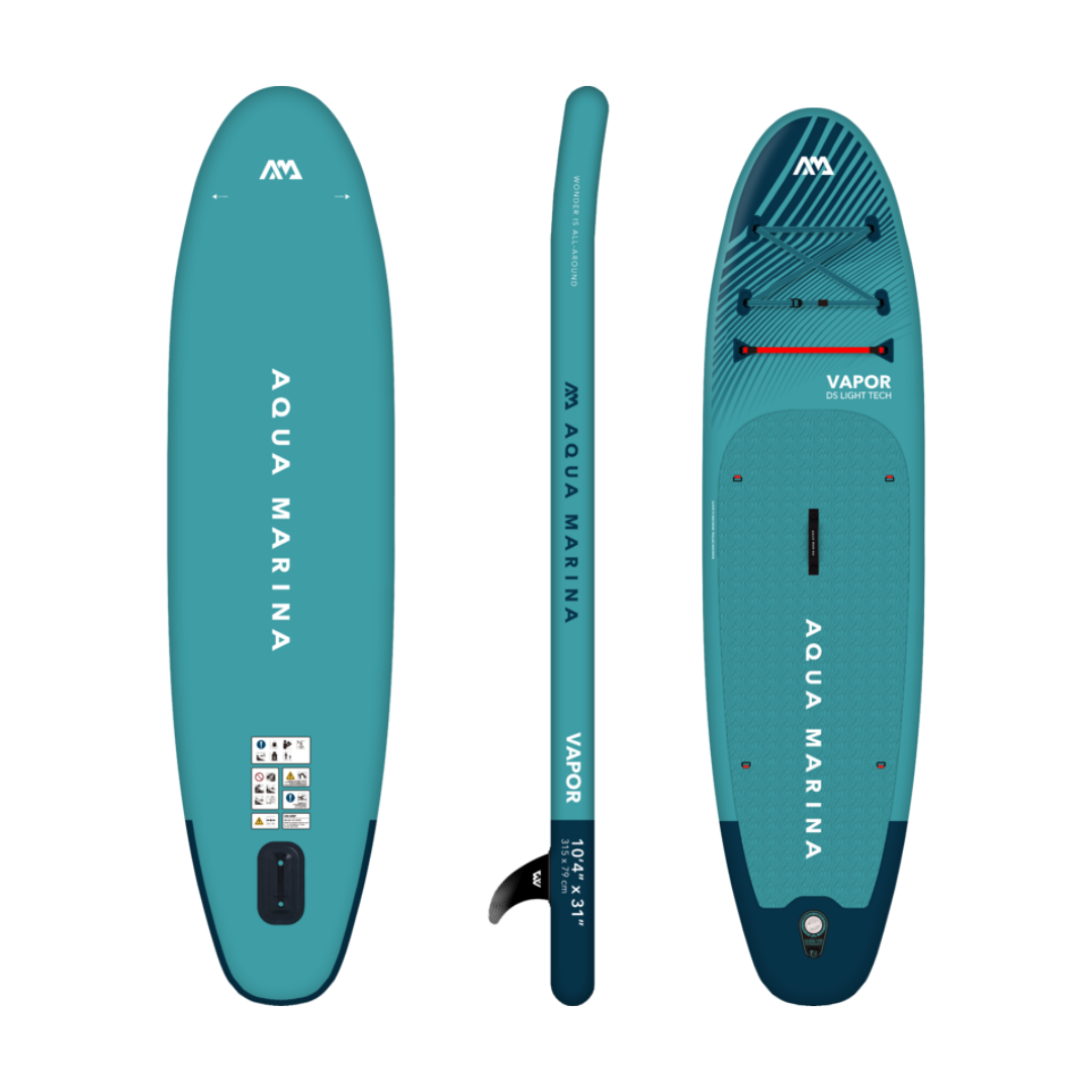 Budget-friendly Aqua Marina Vapor 10'1 Inflatable SUP Board with paddle