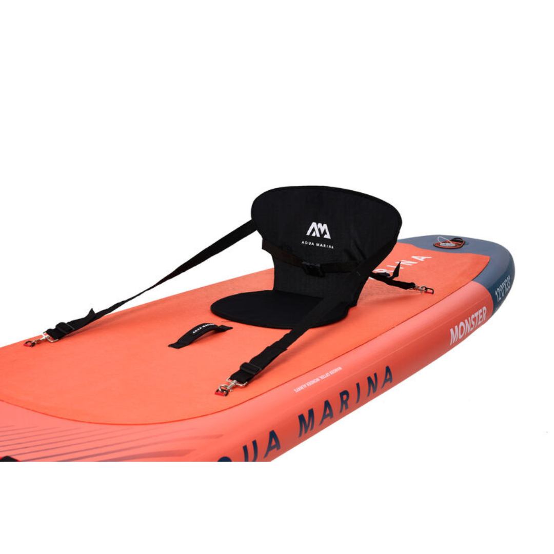 Aqua Marina Monster 12'0 Versatile Inflatable SUP Board with adjustable paddle and backpack