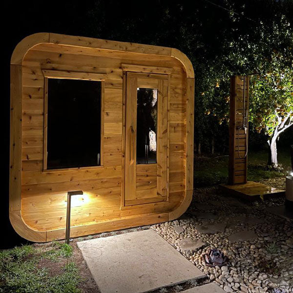 Spacious and Relaxing Outdoor Cube Sauna for 2-4 People