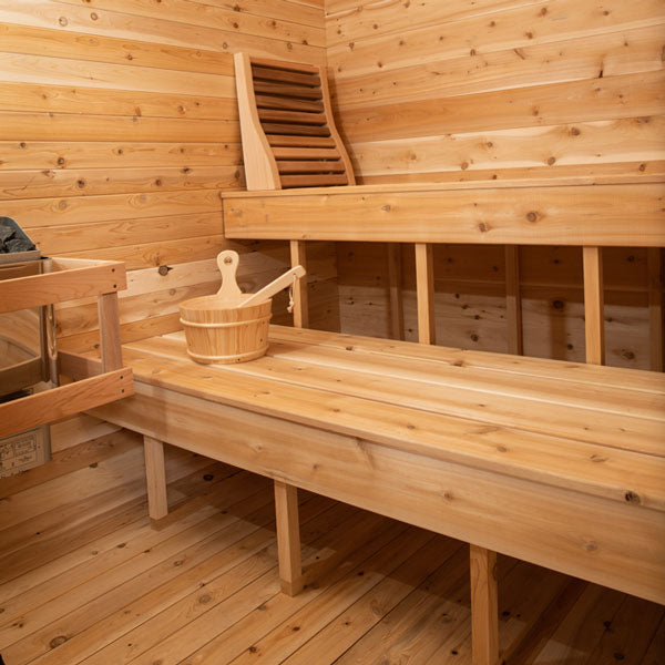 Relaxing and Inviting Outdoor Sauna for 2-4 People