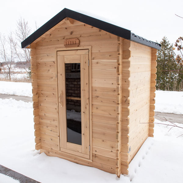 Granby 2-3 Person Outdoor Cabin Sauna designed for easy assembly