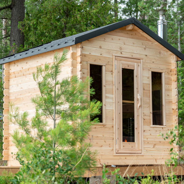 Spacious and luxurious sauna for 6 people