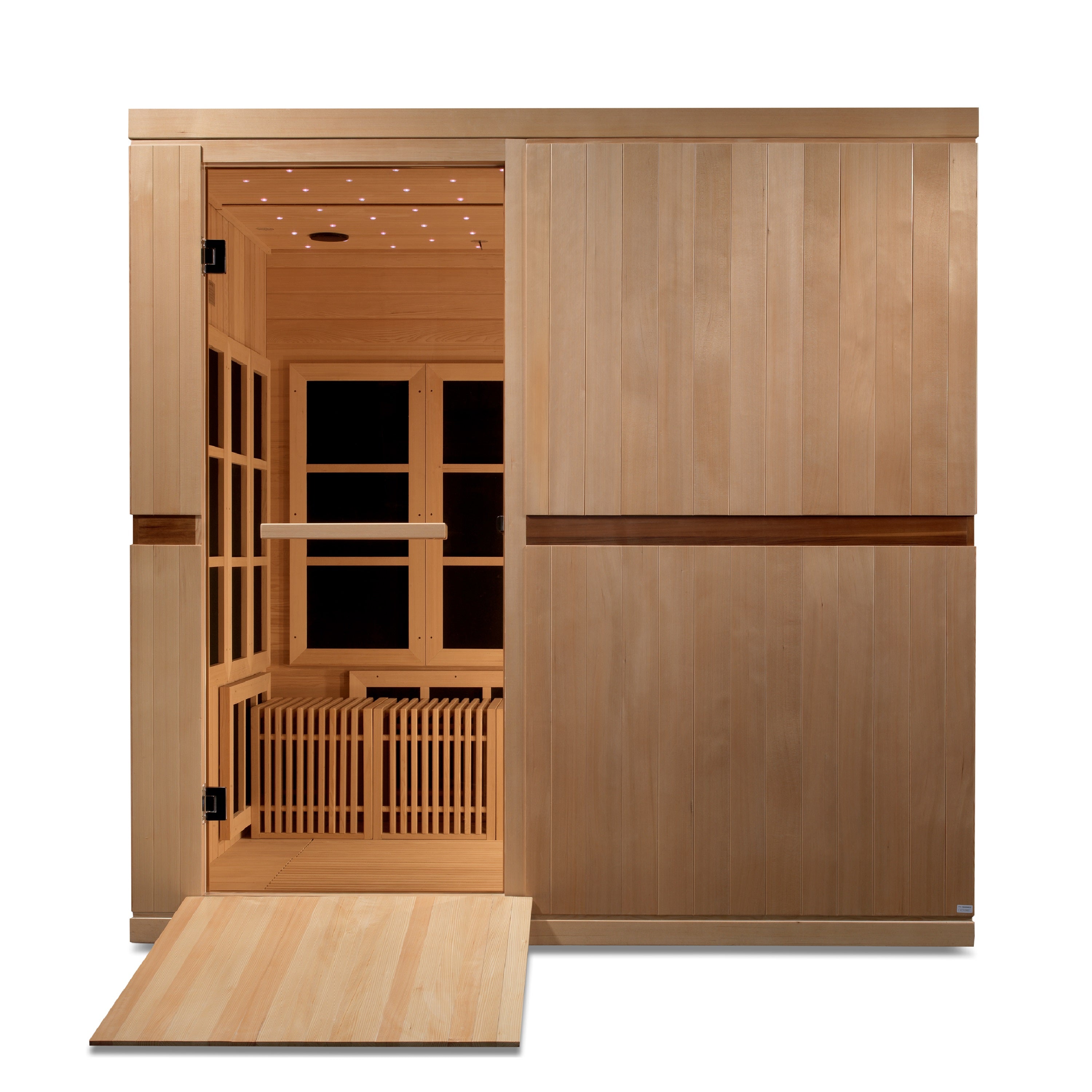 Golden Designs Catalonia 8-person Indoor Near Zero EMF (Under 2MG) FAR Infrared Sauna GDI-6880-02