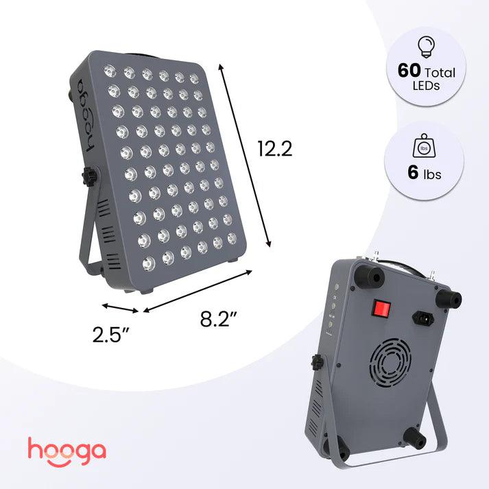 Red light therapy device Hooga Health HG300 with advanced skin rejuvenation technology