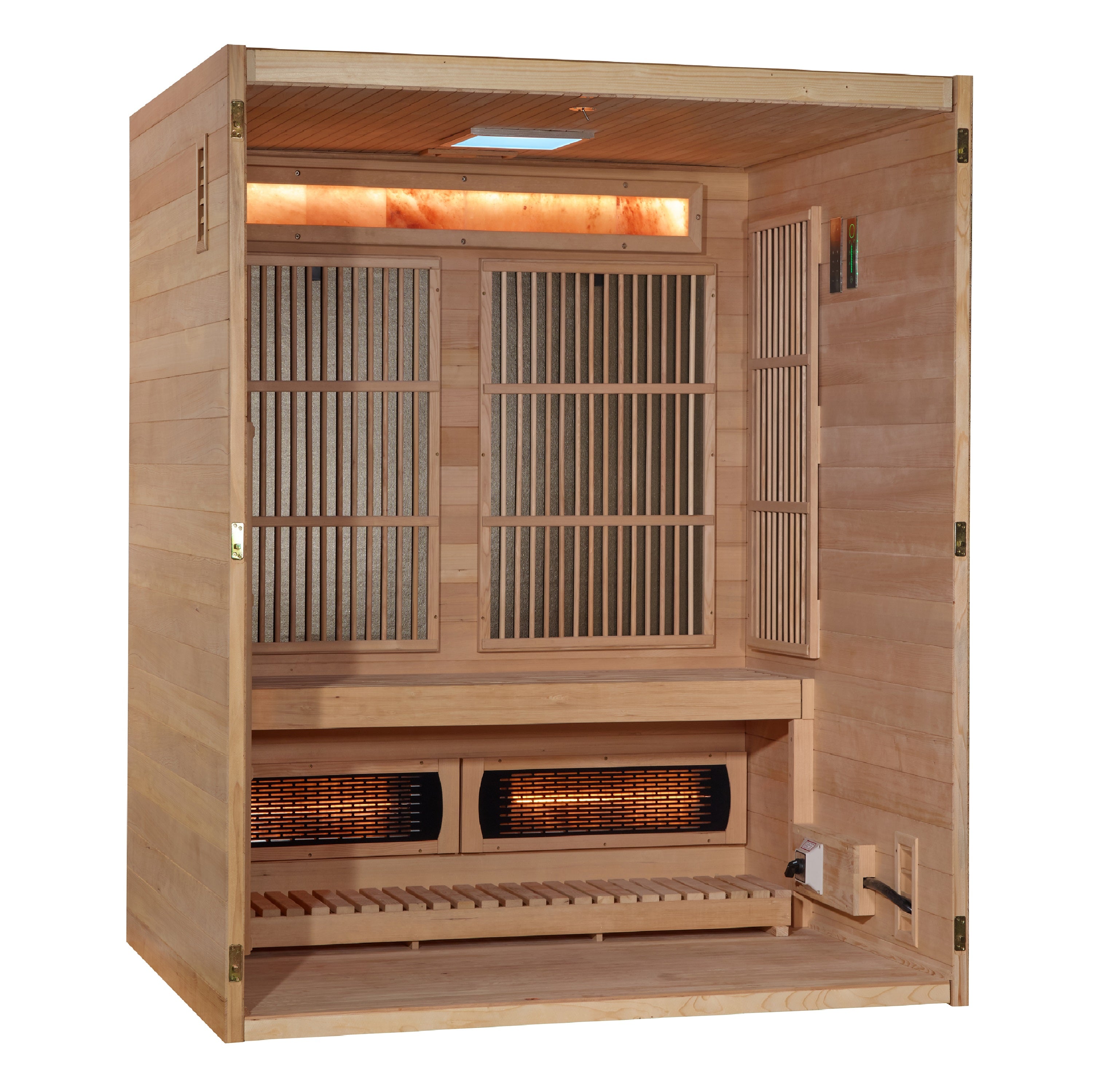  Golden Designs Soria 3 Person Indoor Sauna 2025 GDI-8330-01 