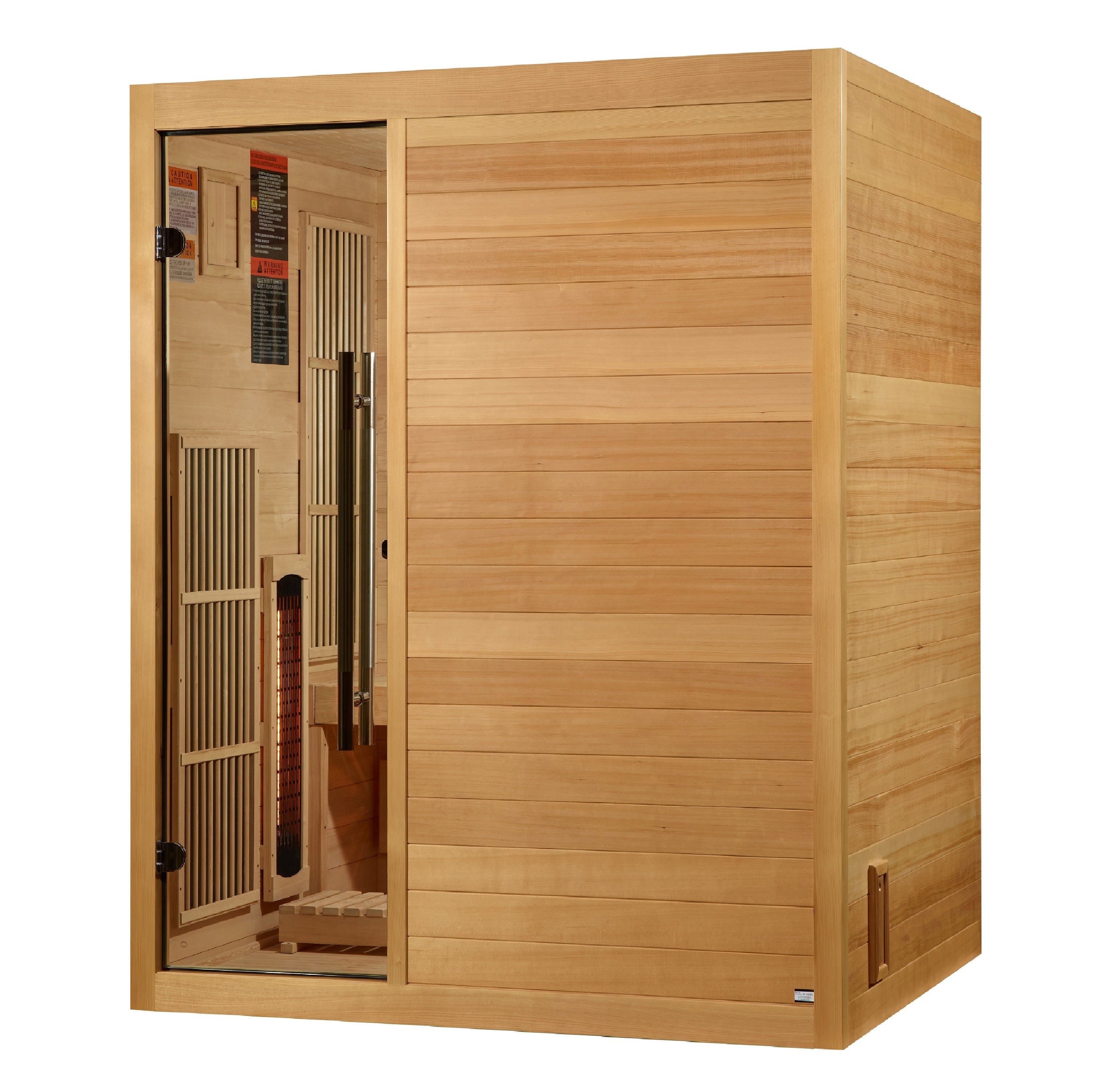  Golden Designs Soria 3 Person Sauna with Full Spectrum Lighting 