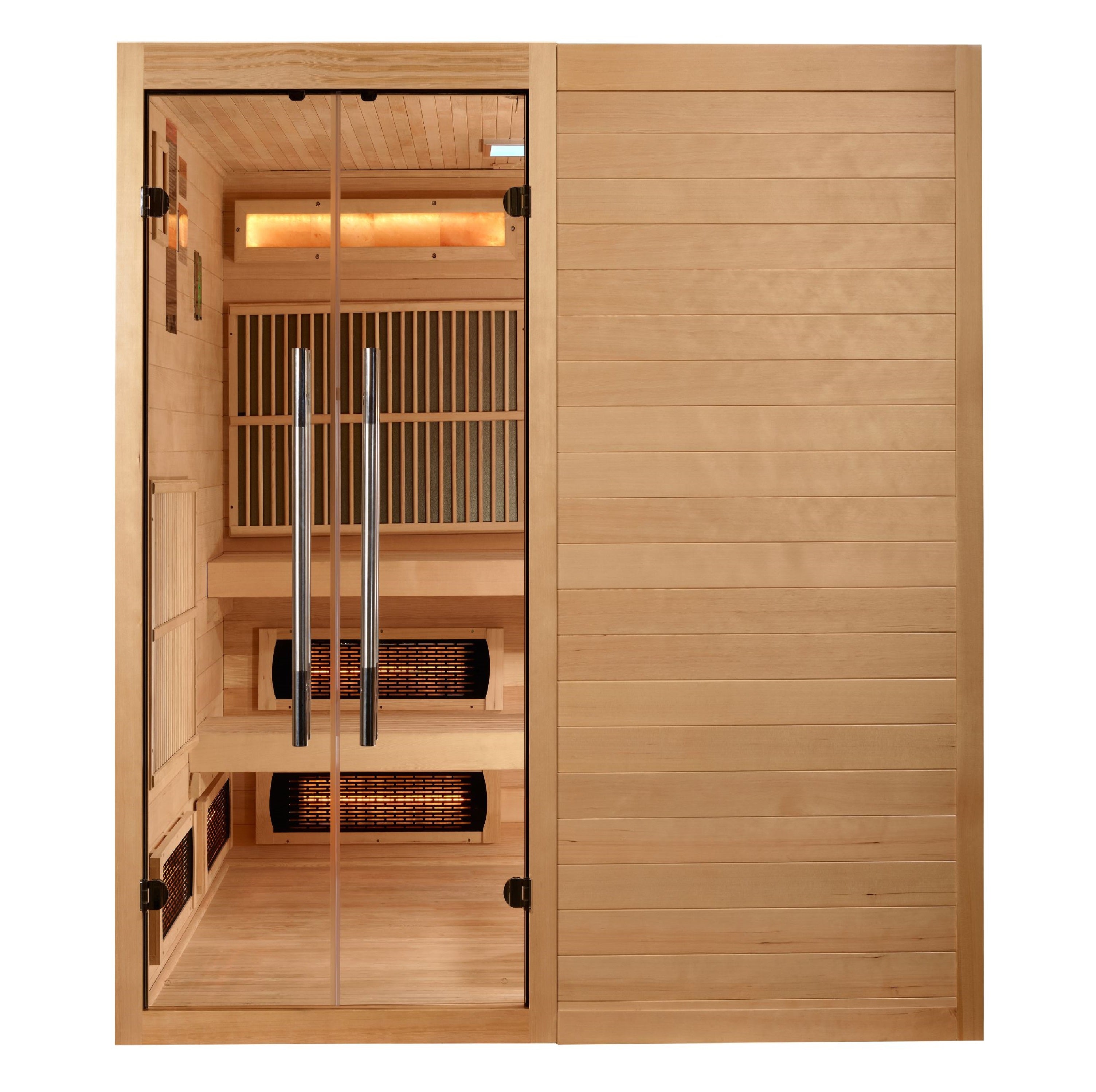  Full Spectrum & Traditional Hybrid Sauna GDI-8360-01 by Golden Designs 