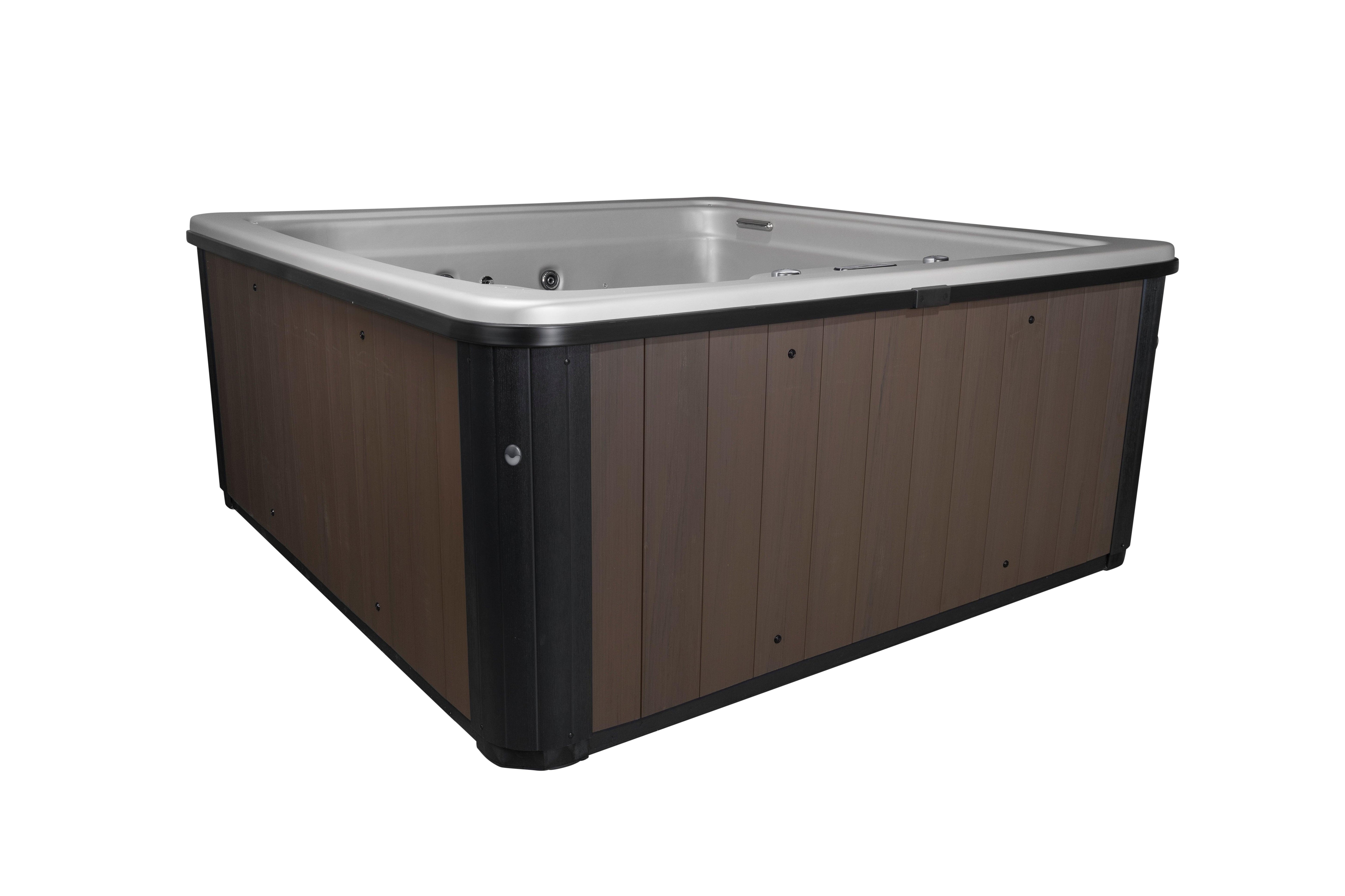 Six-person square hot tub spa with 41 jets and ozonator by Cyanna Valley Galaxy