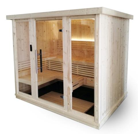 Relax and unwind in the spacious and luxurious SaunaLife 4-6 Person X7 Indoor Home Sauna from the XPERIENCE Series